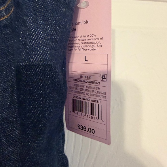 Wild Fable midi-length denim dress NWT - Picture 3 of 4